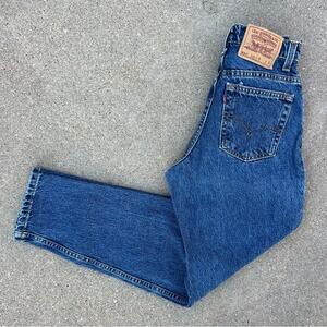 Vintage 90s Levi’s 551 relaxed fit tapered leg jeans Women’s 4 Short